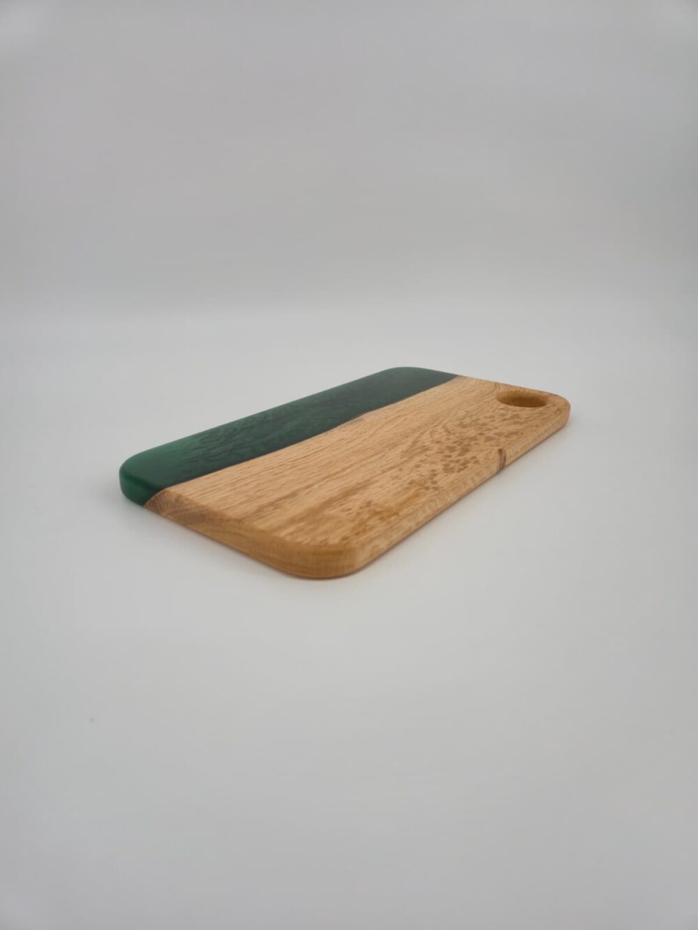 Borrelplank eiken/groen klein