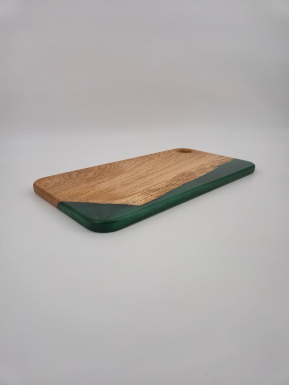 Borrelplank eiken/groen groot
